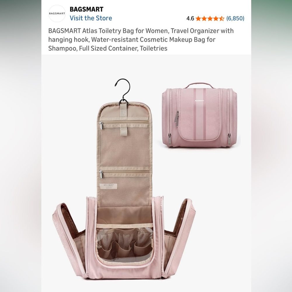 Bagsmart Atlas Toiletry Bag